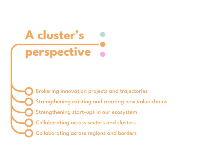 Visual Cluster's perspective transparent light